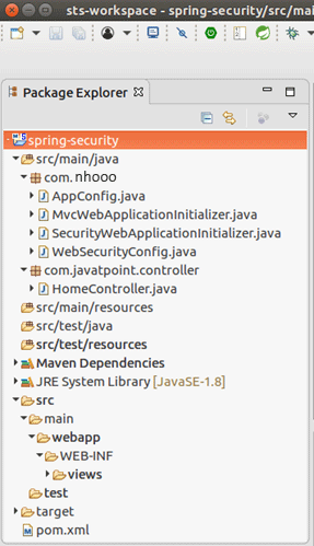 spring security java示例